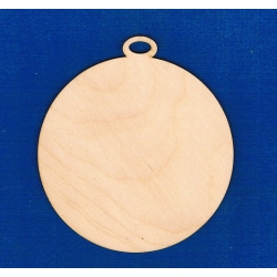SKLEJKA #3mm  Bombka 12cm , koło z zawieszką, medal   , kółko 12cm, bańka, baza 12